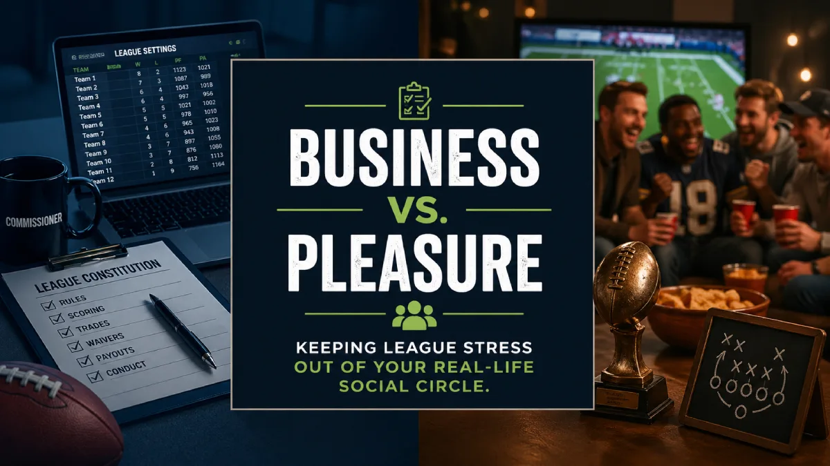 Business vs Pleasure: Fantasy Football League Conflict Management