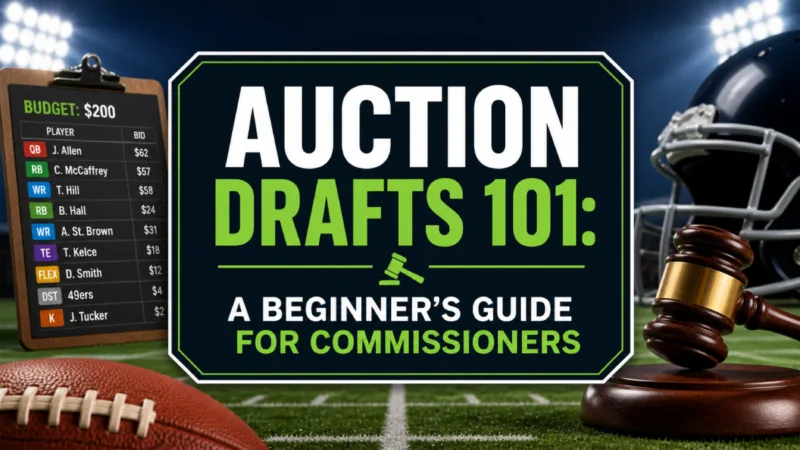 Fantasy Football Auction Draft 101: A Beginner’s Guide