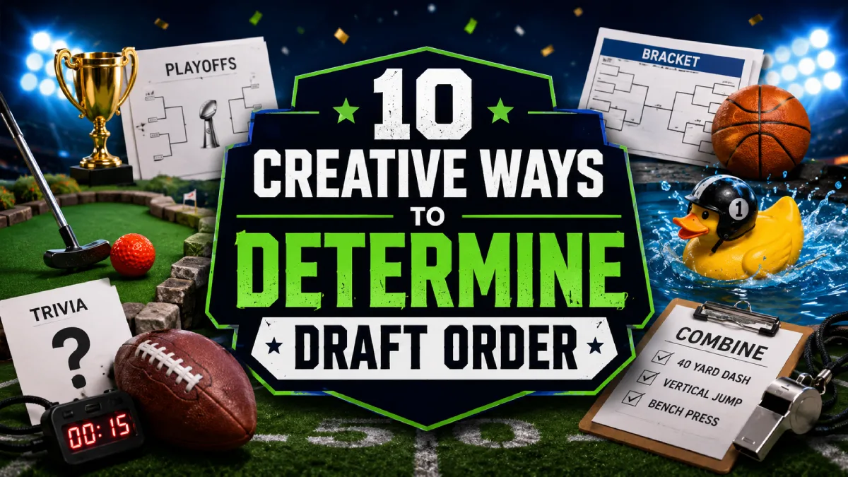 10 Creative Ways to Determine Draft Order